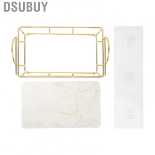 Dsubuy Desktop Organizer Good Stability Large  Space Saving Iron PP Storage Shelf Elegant Design for Home