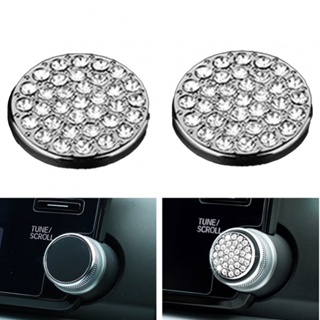 ⚡SUPERSL-TH⚡Fashionable Silver Crystal Volume Tune Knob Cover Ring for Accord 10th 2018 2021⚡NEW 7