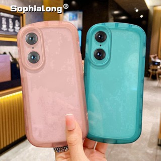 เคสโทรศัพท์มือถือแบบนิ่ม ใส กันกระแทก แฟชั่น สําหรับ OPPO A78 A17 A17K A1 Pro A58 A58X