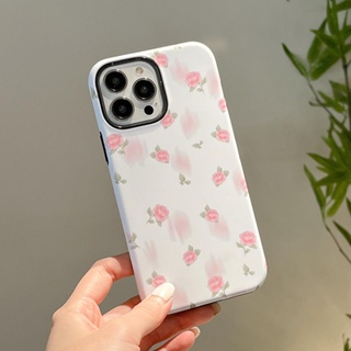 เคสโทรศัพท์มือถือแบบแข็ง ลายดอกไม้ สําหรับ iPhone 11 12 12Pro 12ProMax 13 13Pro 13ProMax 14 14Pro 14ProMax