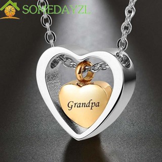 Somedayzl สร้อยคอ จี้รูปเถ้า Love In My Heart ของขวัญ สําหรับลูกสาว ป้า ลุง พี่ชาย พ่อ คุณแม่ คุณยาย คุณย่า ลูกชาย น้องสาว