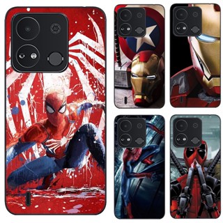 เคสโทรศัพท์ซิลิโคน TPU แบบนิ่ม ลายซุปเปอร์ฮีโร่ Marvel สําหรับ Itel A04 A632w