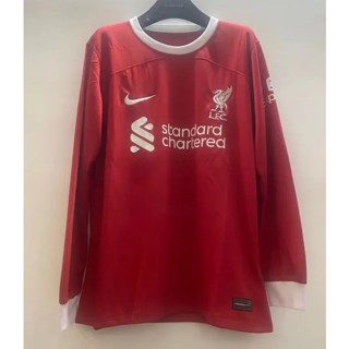 เสื้อกีฬาแขนสั้น ลายทีมชาติฟุตบอล Liverpool 2324 คุณภาพสูง