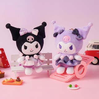 ชุดเครื่องแต่งกาย คอสเพลย์ ตุ๊กตาอนิเมะ One-Piece Kuromi ผ้าฝ้าย ขนาด 28 ซม.