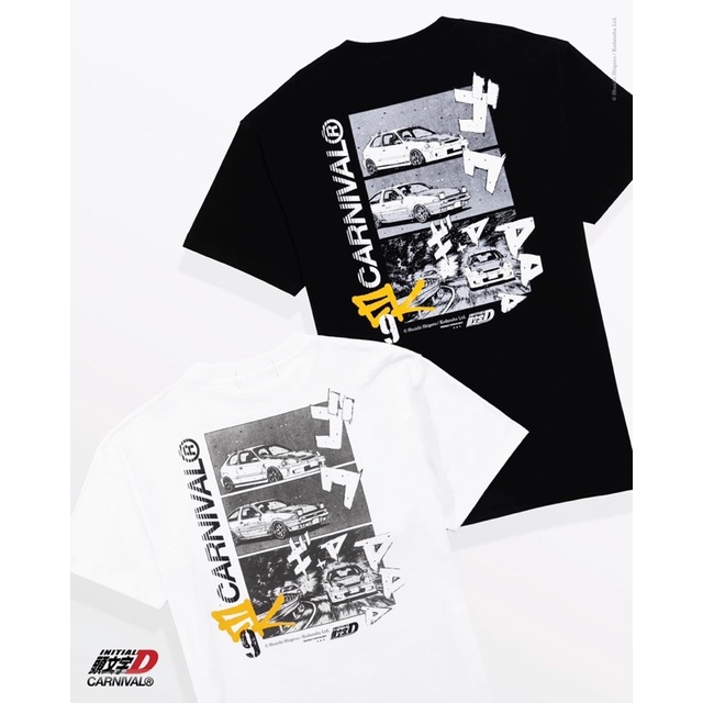 เสื้อยืด เสื้อยืดที่คุณต้องการCARNIVAL® x Initial D "First Stage" Collection • EK9 T-SHIRT  size Mขน