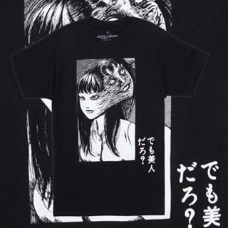 Junji Ito Tomie เสื้อยืดตัวการ์ตูนญี่ปุ่น S-5XL