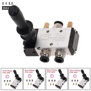 ⭐24H SHIPING ⭐Efficient 5/2 Way Manual Lever Actuator Pneumatic Control Valve (4H210 08)