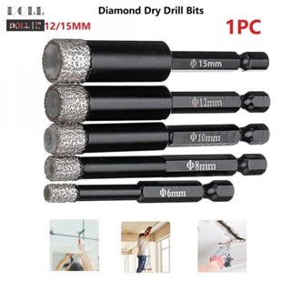 ⭐24H SHIPING ⭐Vaccum Brazed Diamond Dry Drill Bit 6-15mm Porcelain Granite Tile-Glass Marble