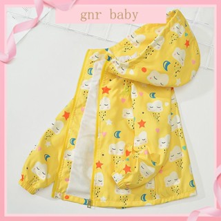 🍓GNR BABY🫐เสื้อแจ็กเก็ตลําลอง ลายดอกไม้ แฟชั่นฤดูใบไม้ผลิ และฤดูใบไม้ร่วง สไตล์เกาหลี สําหรับเด็กผู้หญิง อายุ 3-12 ปี