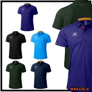 เสื้อโปโลชายสีล้วน CADENZA คาเดนซ่า รุ่น CDL-6 PREMIUM POLO ผ้า CDZ-TECH POLYESTER SET 1 แท้ 100%