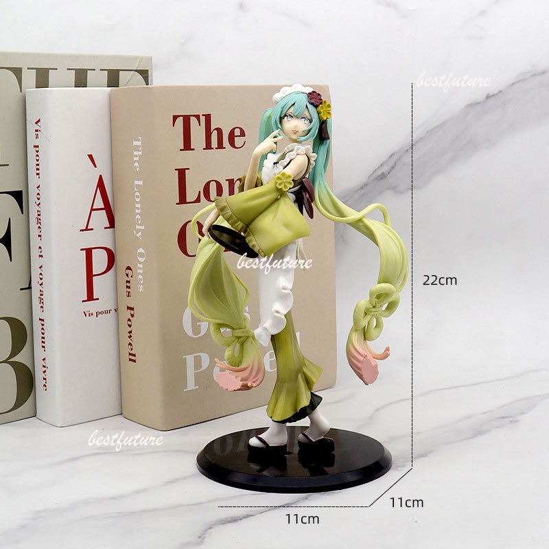 ตุ๊กตาฟิกเกอร์ PVC อนิเมะ Hatsune Miku Noodle Sakura Miku Snow Miku Kawaii เหมาะกับของขวัญวันเกิด ของเล่นสําหรับเด็ก - รูปที่ 2