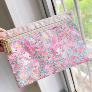 Lesportsac กระเป๋าคลัทช์ กระเป๋าสตางค์ กระเป๋าเครื่องสําอาง กระเป๋าใส่เหรียญ