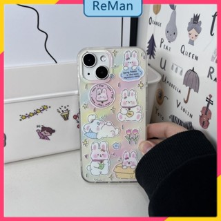 เคสโทรศัพท์มือถือ ลายการ์ตูนกระต่ายน่ารัก สองชั้น สําหรับ Apple Iphone 14ProMax 12 1314Promax 14plus 13 12pro 12 11 pro max Xr Xs max 7 8 Plus 13 pro max 13 12 12pro 11promax