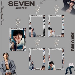 พวงกุญแจ จี้อัลบั้ม Kpop Jung Kook Solo Album SEVEN ใส่การ์ดได้