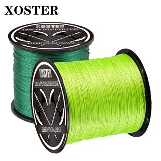 Xoster เชือกถัก PE 500 ม. 4 เส้น ทนต่อการกัดกร่อน สําหรับตกปลา