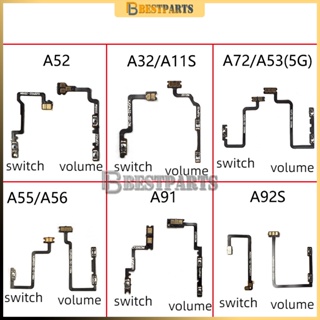 สวิตช์ปุ่มเปิด ปิด ระดับเสียง สําหรับ นําไปใช้กับ OPPO A52 A32 A11S A72 A53 A55 A56 A91 A92S