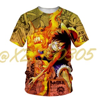 เสื้อเชิ้ต ลายการ์ตูนอนิเมะ One-Piece 3D 04