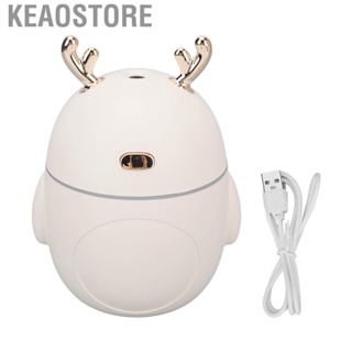 Keaostore Mini Humidifier with Ambient Light 320ml Auto Off Cool Mist Super Quiet USB Aroma Diffuser