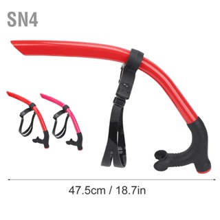 SN4 ท่อหายใจด้านหน้า Snorkel ถอดว่ายน้ำ Scuba สำหรับฝึกดำน้ำ Snorkeling