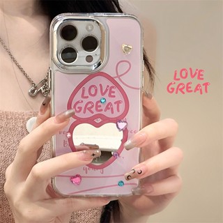 [พร้อมส่ง] เคสป้องกันโทรศัพท์มือถือกระจก ประดับเพชร สําหรับ Apple iPhone 15 14 13 12 11 PROMAX XS XR XSMAX SE2020 6 7 8PLUS MINI