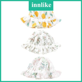 Inn หมวกบักเก็ต ผ้าฝ้าย ผ้าตาข่าย กันแดด สําหรับเด็กวัยหัดเดิน