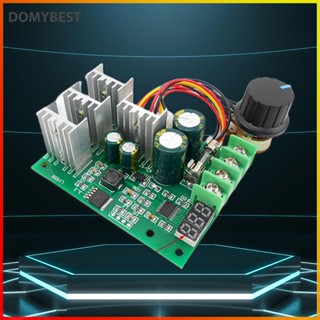 ❤ Domybest มอเตอร์ควบคุมความเร็ว DC6-60V PWM 6V 12V 24V 36V 48V 30A DC