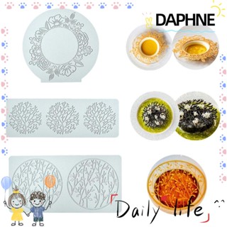 Daphne แม่พิมพ์ซิลิโคน ลายดอกไม้ สําหรับตกแต่งเค้ก ช็อคโกแลต