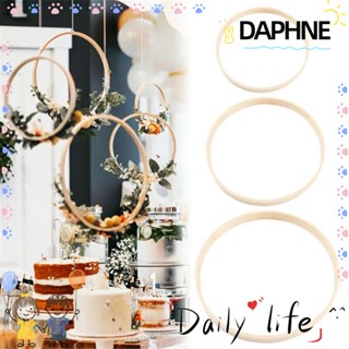 DAPHNE แหวนไม้ไผ่ ทรงกลม DIY 10 ชิ้น