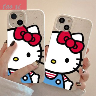 Flgq เคสป้องกันโทรศัพท์มือถือ แบบนิ่ม ลายการ์ตูนคิตตี้ กันกระแทก สําหรับ Apple Iphone 14promax 13 12 11 7 8plus