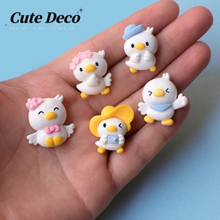 CROCS 【Cute Deco】กระดุมเรซิ่น รูปเป็ดน่ารัก สําหรับตกแต่งรองเท้า DIY