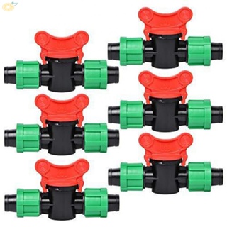 【VARSTR】Secure and Leak Proof 1/2 Inch Drip Irrigation Shut Off Valves Set of 6