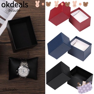 OKDEALS กล่องเก็บนาฬิกาข้อมือ แบบพกพา คุณภาพสูง