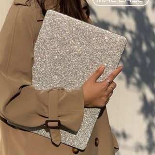 เคสแล็ปท็อปหนัง ประดับกลิตเตอร์ หรูหรา สําหรับ Macbook Air 13.3 Pro 13 Retina 13.3 New Pro 13 Air 11.6 Pro 12