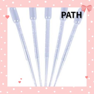 PATH ปิเปตหยดของเหลว พลาสติกใส 2 มล. สําหรับน้ํามันหอมระเหย DIY 100 ชิ้น