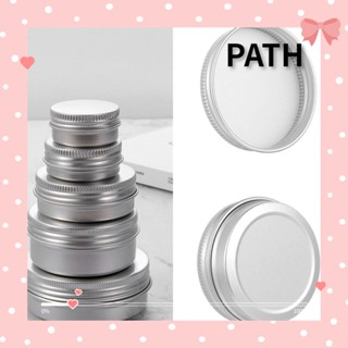 Path ขวดอลูมิเนียมเปล่า ขนาดเล็ก สีเงิน สําหรับใส่ตัวอย่าง