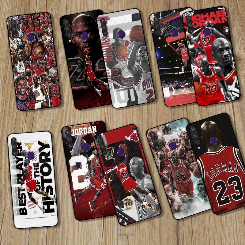 สําหรับ Huawei Y6P Y7A P40 Lite Pro AA39 nba Michael Jordan TPU soft shell กรณีป้องกัน