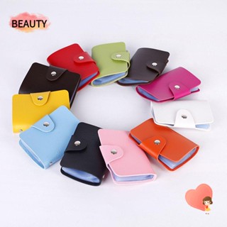 Beauty ใหม่ ซองใส่บัตรน่ารัก สีแคนดี้ 24 ช่อง