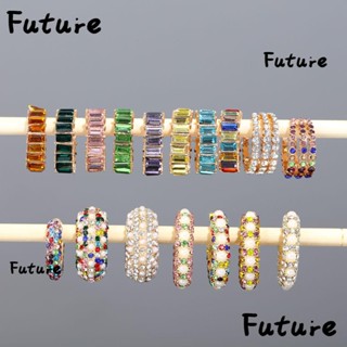 【OCD】1 PC เครื่องประดับต่างหูเจาะหูห้อยไม่มี rhinestone