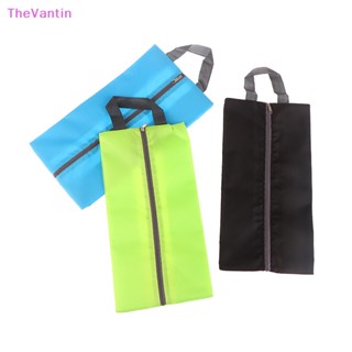 Thevantin กระเป๋าเก็บรองเท้า กันฝุ่น แบบพกพา พร้อมซิป ที่ทนทาน กันน้ํา กระเป๋ารองเท้า ออแกไนเซอร์ สินค้าที่ดี