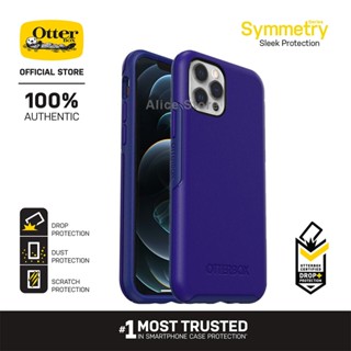 Otterbox Symmetry Series เคสโทรศัพท์มือถือ กันกระแทก สีน้ําเงินกรมท่า สําหรับ iPhone 12 Pro Max 12 Pro 12 12 Mini