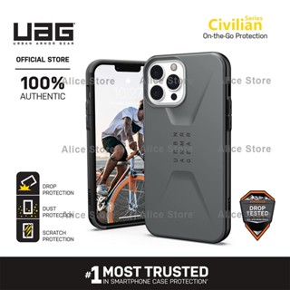 Uag เคสโทรศัพท์มือถือ ลายพลเรือน สีเทา สําหรับ iPhone 13 Pro Max 13 Mini