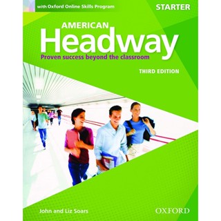 Bundanjai (หนังสือเรียนภาษาอังกฤษ Oxford) American Headway 3rd ED Starter : Student Book +Oxford Online Skills Program