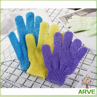 ถุงมืออาบน้ำ ถุงมือขัดผิวอาบน้ำ ขจัดเซลล์ผิวเก่า พร้อมส่ง Glove-style bath towel