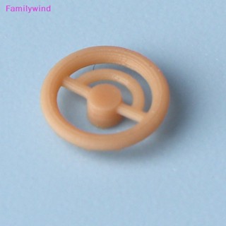 Familywind&gt; โมเดลพวงมาลัยรถยนต์ 1/64 ฉากโรงรถเรซิ่น ไม่มีสี ของเล่นสําหรับเด็ก