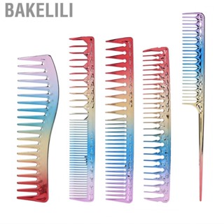 Bakelili 5 Pieces Hair Comb Rat Tail Pintail Wide Tooth Detangling HR6