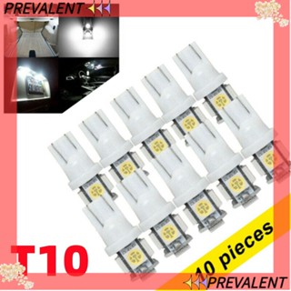 Preva หลอดไฟติดป้ายทะเบียนรถยนต์ LED 12V 5050 5SMD 10 ชิ้น 10 ชิ้น