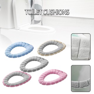 New Thick Closestool Toilet Seat Pad Mat Bathroom Warmer Washable Padded Covers