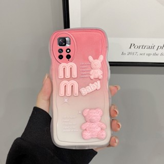 เคส redmi note 11 pro 4g เคสโทรศัพท์มือถือ ลายตุ๊กตา 3D ไล่โทนสี สําหรับ redmi note 11 pro 4g