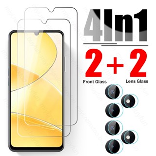 4in1 เคสกระจกนิรภัย ป้องกันเลนส์กล้อง สําหรับ realme c51 4g realmy realmi c 51 realmec51 4g 6.7 นิ้ว