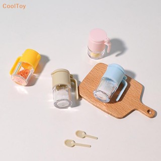 Cooltoy โมเดลหม้อน้ํามันเรซิ่น แฮนด์เมด DIY สําหรับตกแต่งบ้านตุ๊กตา 4 ชิ้น ต่อชุด